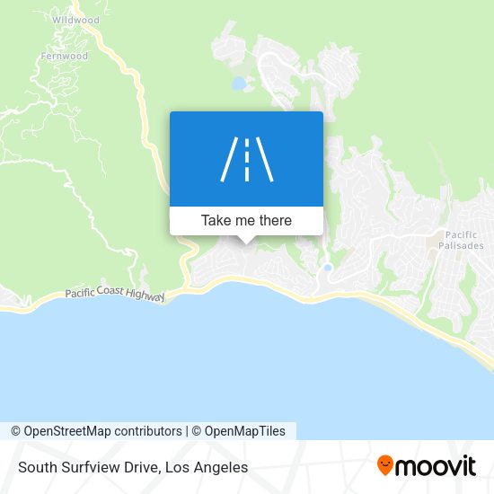 South Surfview Drive map