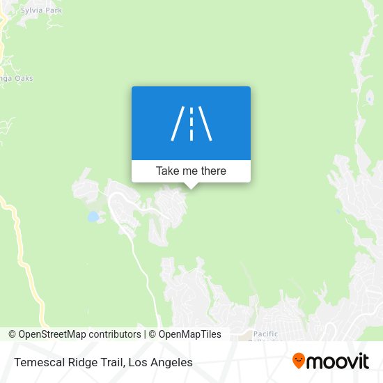 Temescal Ridge Trail map