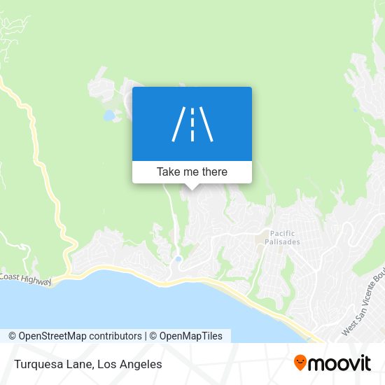 Mapa de Turquesa Lane