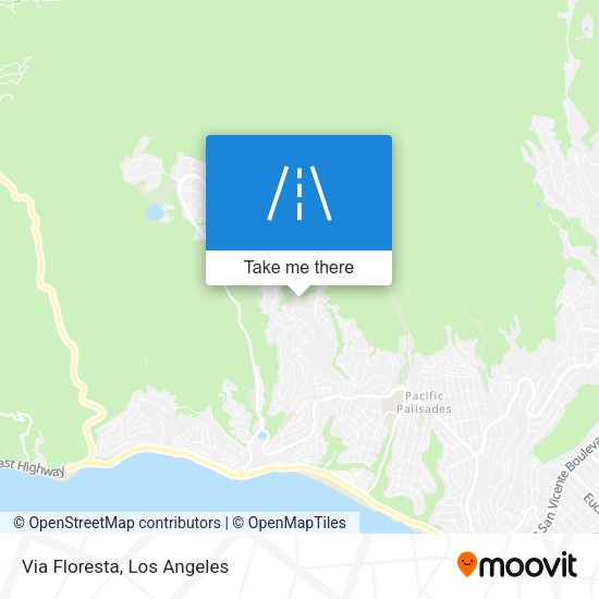 Mapa de Via Floresta