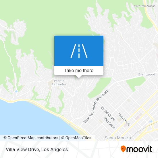 Villa View Drive map