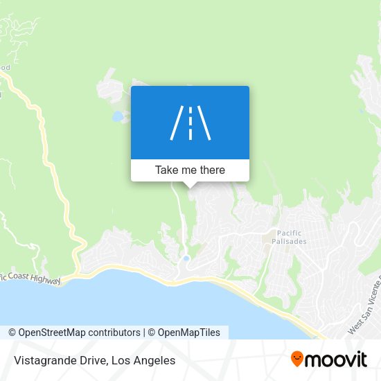 Vistagrande Drive map