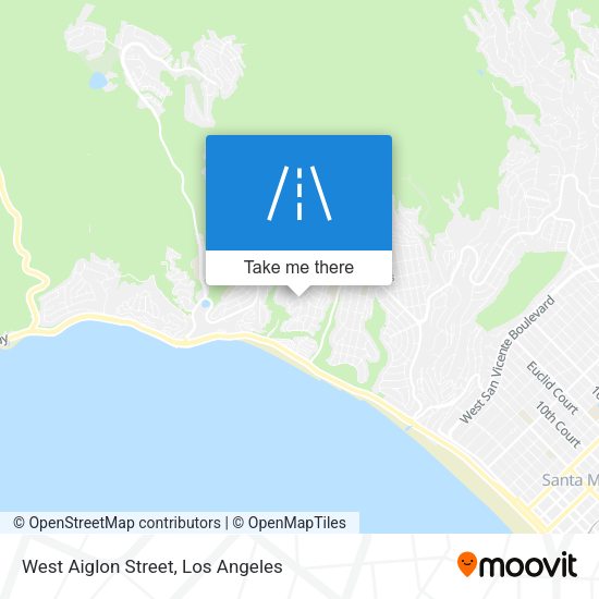 West Aiglon Street map