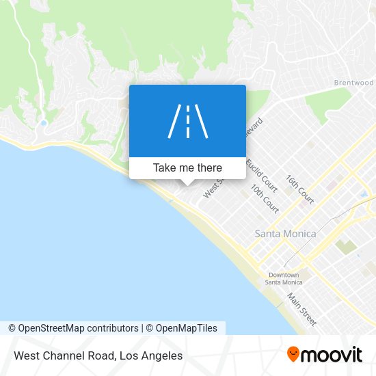 West Channel Road map