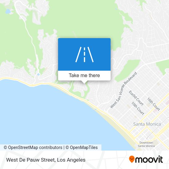 Mapa de West De Pauw Street