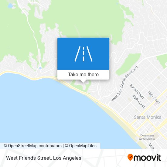 Mapa de West Friends Street