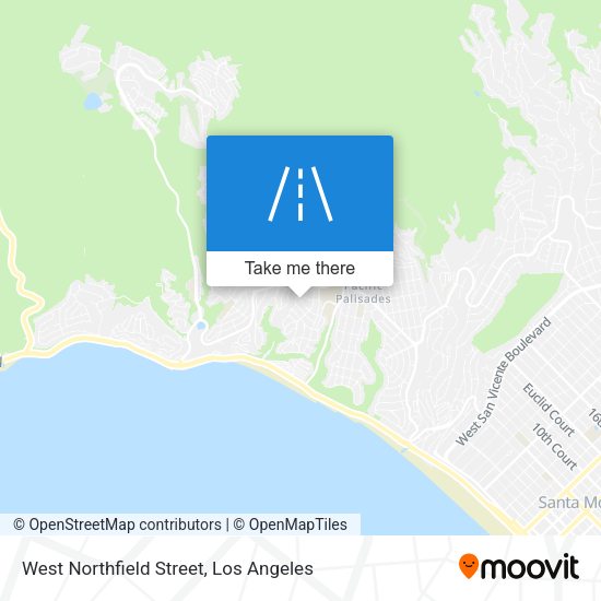 West Northfield Street map