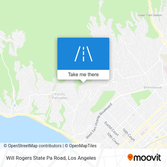 Will Rogers State Pa Road map