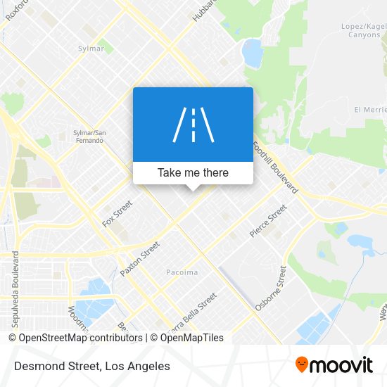 Desmond Street map