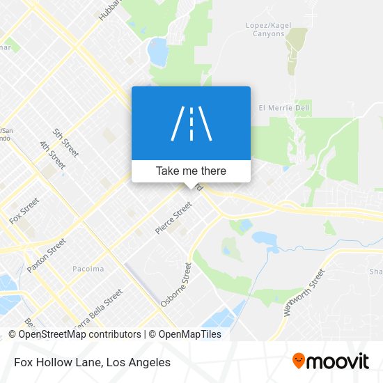 Fox Hollow Lane map