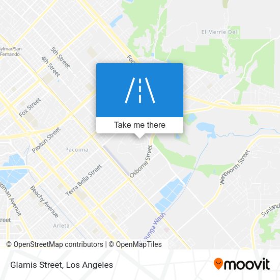 Mapa de Glamis Street