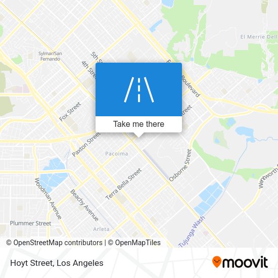 Mapa de Hoyt Street