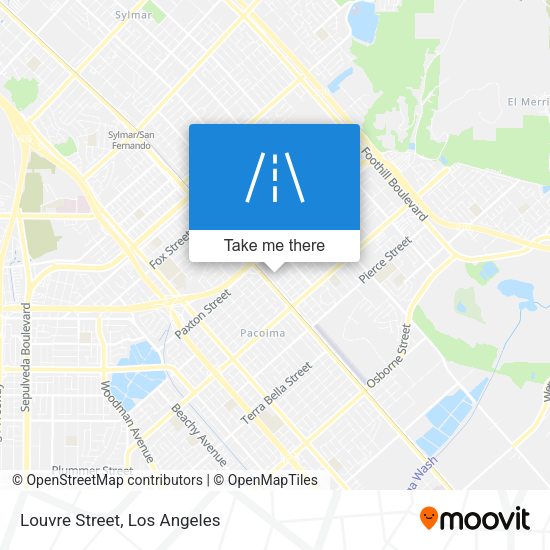 Mapa de Louvre Street