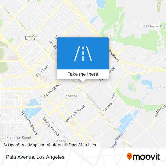 Mapa de Pala Avenue