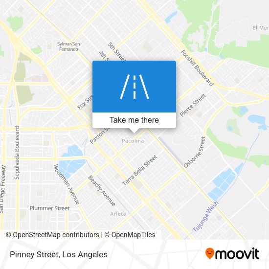 Mapa de Pinney Street