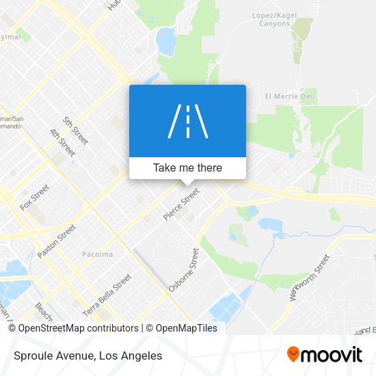 Sproule Avenue map