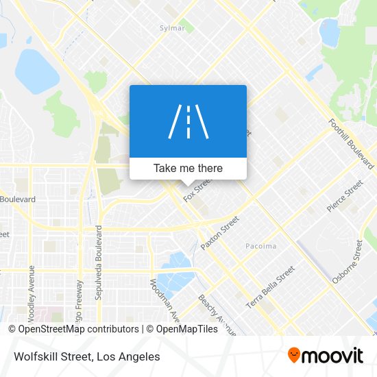Mapa de Wolfskill Street