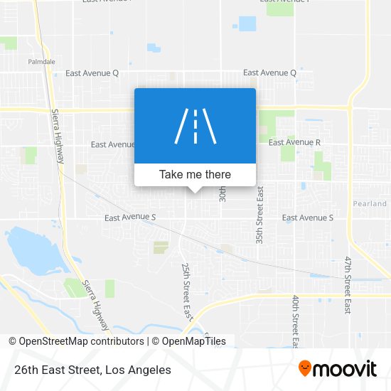 Mapa de 26th East Street
