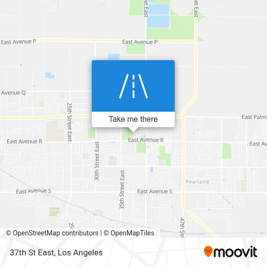 Mapa de 37th St East