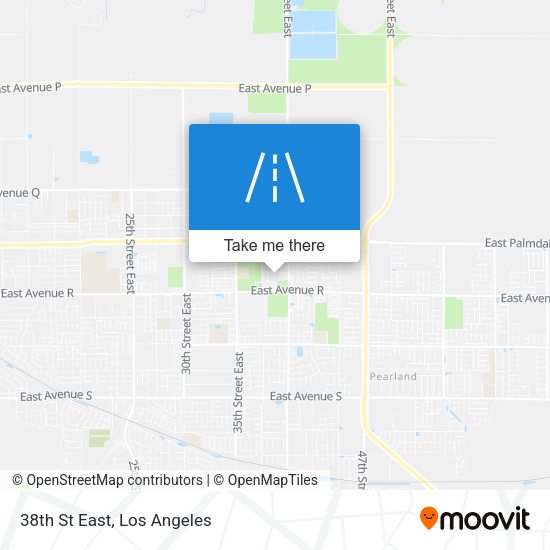 Mapa de 38th St East