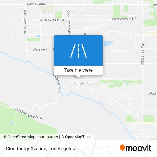 Cloudberry Avenue map