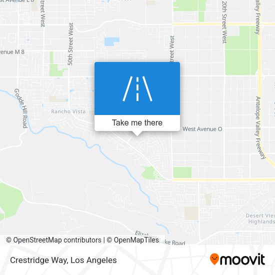 Mapa de Crestridge Way