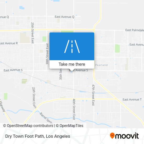 Mapa de Dry Town Foot Path