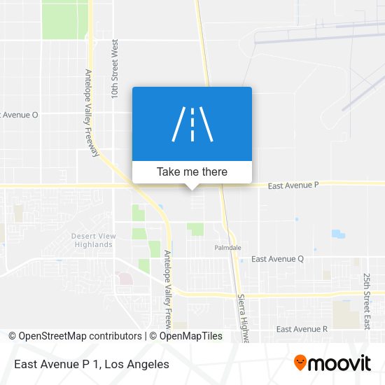East Avenue P 1 map