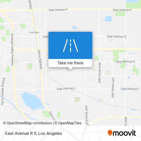 East Avenue R 5 map
