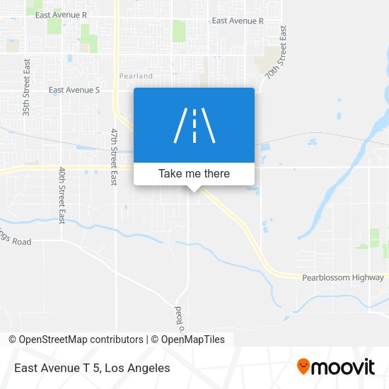 East Avenue T 5 map