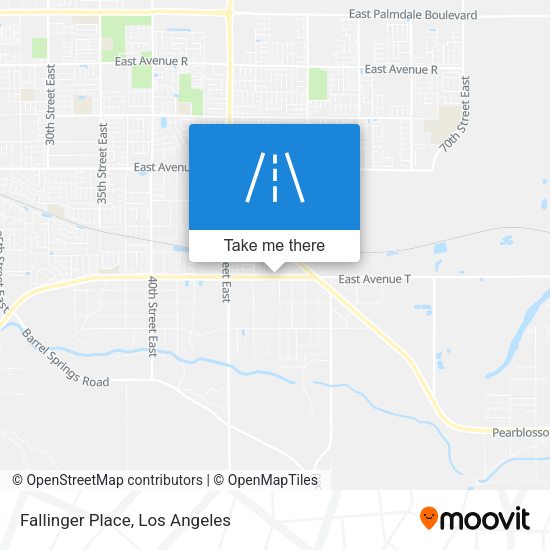 Fallinger Place map