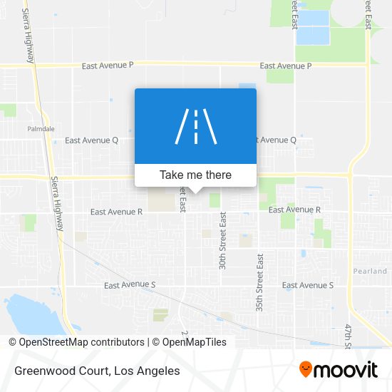 Greenwood Court map