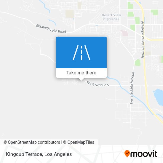 Kingcup Terrace map