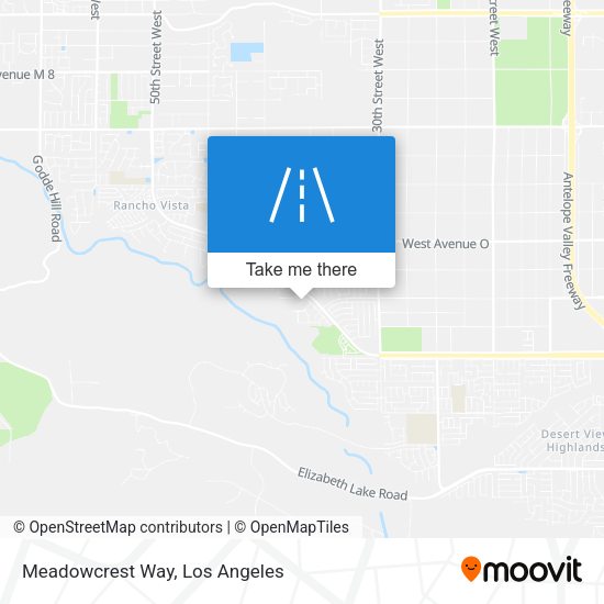 Meadowcrest Way map