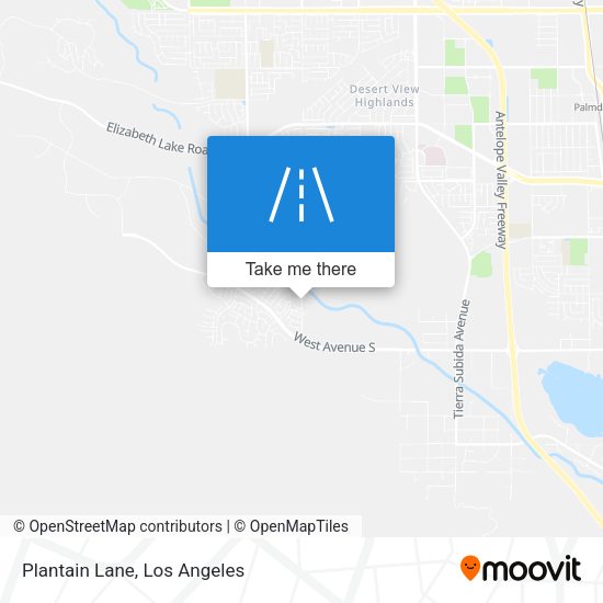 Mapa de Plantain Lane