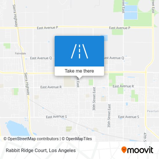 Rabbit Ridge Court map