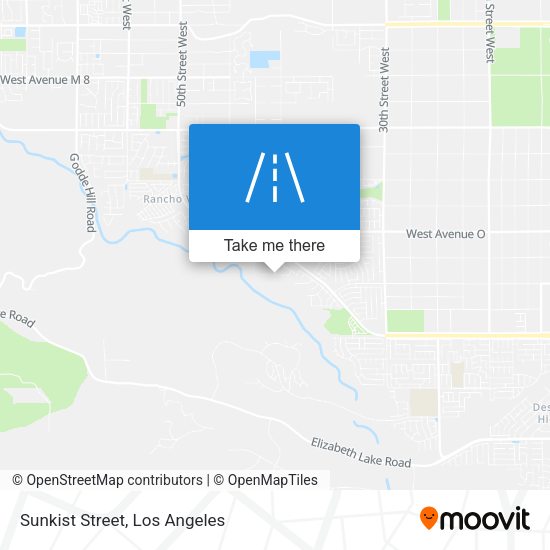 Mapa de Sunkist Street