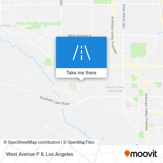 Mapa de West Avenue P 8