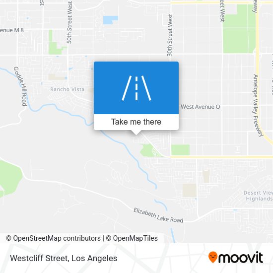 Westcliff Street map