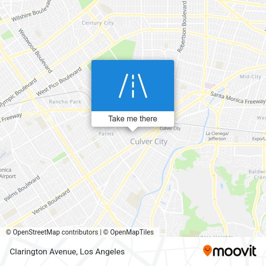 Clarington Avenue map