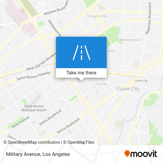 Military Avenue map