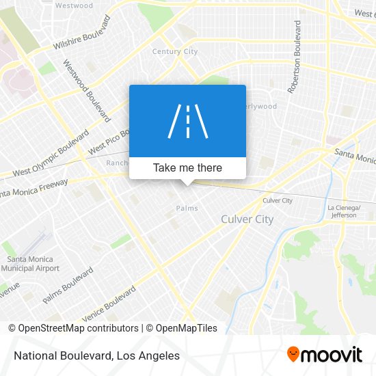 National Boulevard map