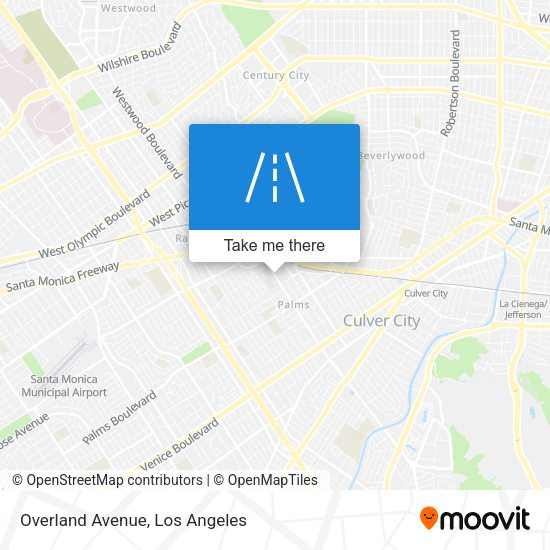 Mapa de Overland Avenue