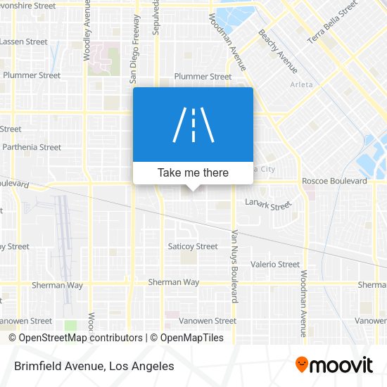 Mapa de Brimfield Avenue