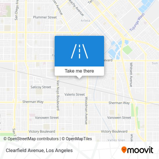 Mapa de Clearfield Avenue