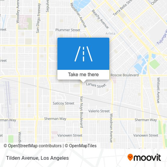 Mapa de Tilden Avenue