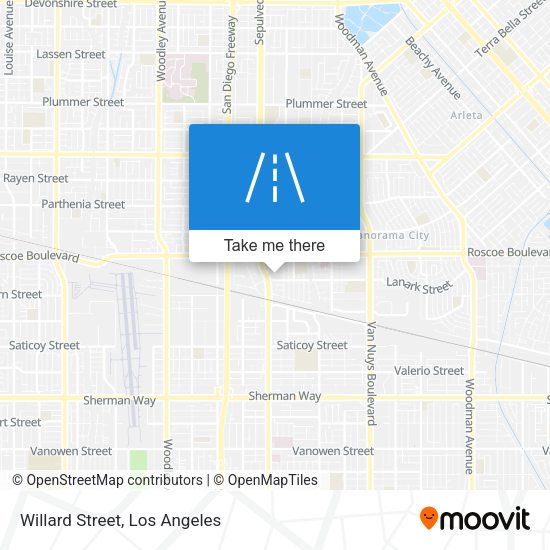 Mapa de Willard Street