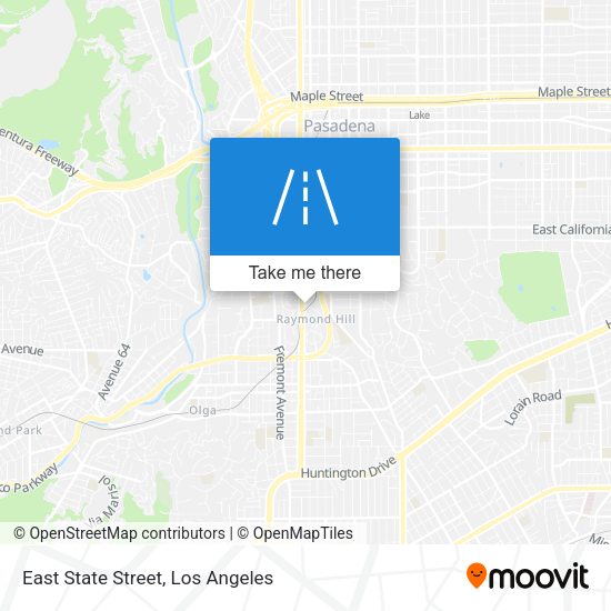 East State Street map