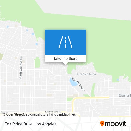 Fox Ridge Drive map