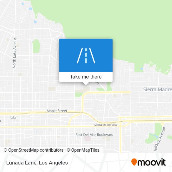 Mapa de Lunada Lane